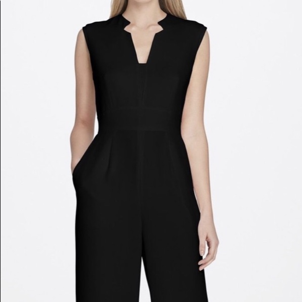 Tahari Black Jumpsuit - Size 8